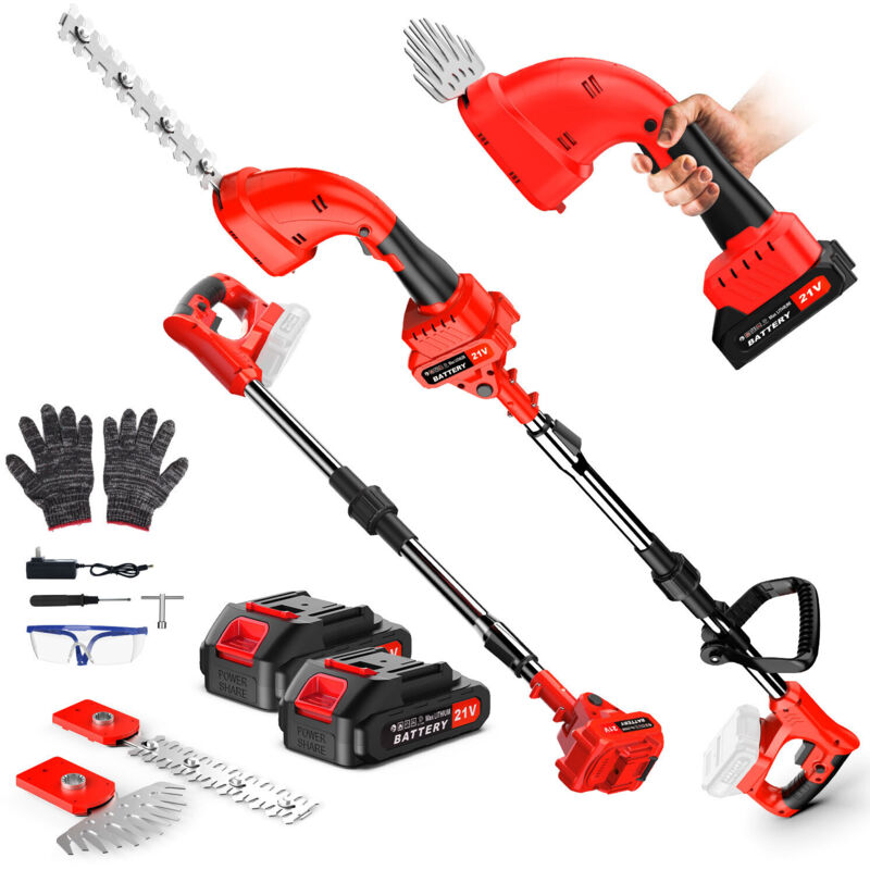 Taille-Haie Telescopique a Batterie 21V 650W Taille Haie sur Perche