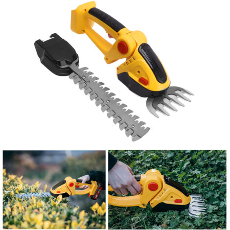 Taille-Haies Électrique Sans Fil 110-240V Chargeable pour Jardinage et Taille de Haies Mono-main Facile à Utiliser -KZQ