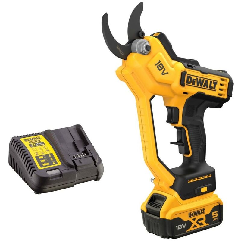 DCMPP568P1-QW Sécateur 38mm 18V xr + 1 x Batterie 5.0 Ah DCB184 + Chargeur - Dewalt