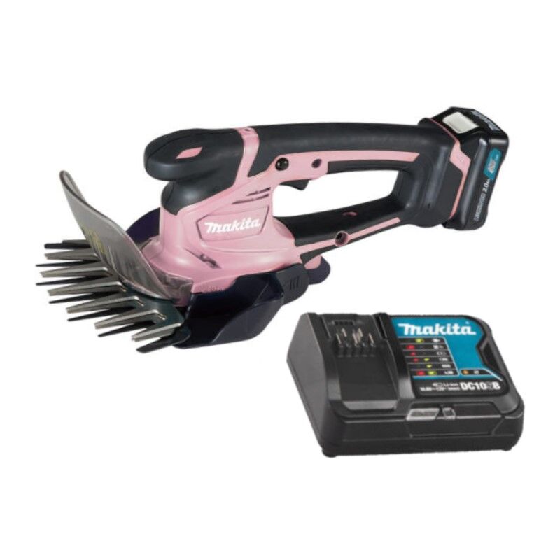 Makita UM600DSAP Cisailles à gazon et à arbustes - 12V - 1 X 2.0Ah Batterie + chargeur DC10SB