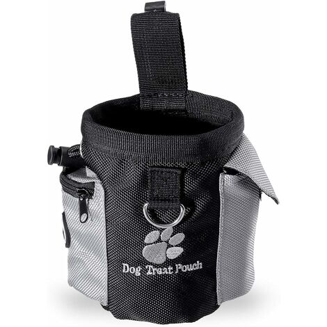 Taille pochette sac mains libres Pet dressage de chiens taille de sac de nourriture avec distributeur de sac de merde intégré, Versailles