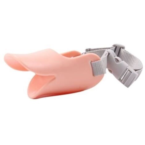 Taille:M - rose - Masques à bec de canard en Silicone pour chiens de compagnie, couvre-bouche Anti-morsure et