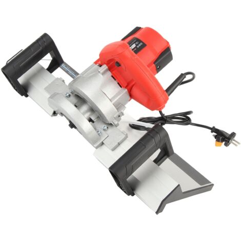 Tailleuse électrique pour carreaux avec lame de sciage, chanfreinage à 45 degrés, 13 000 tr/min, 1 200 W, équipée d'une pompe à eau 12 V, tuyau de 2,2 m, prise UE 220 V