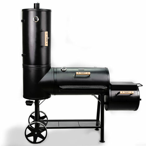 SWEEEK Barbecue fumoir au charbon de bois Ø44cm – Jacques – Smoker