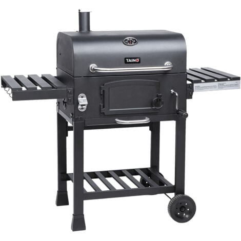 TAINO HERO XL Smoker BBQ GRILL CAR Charcoal Grill Standing Grill Smoker Charcoal