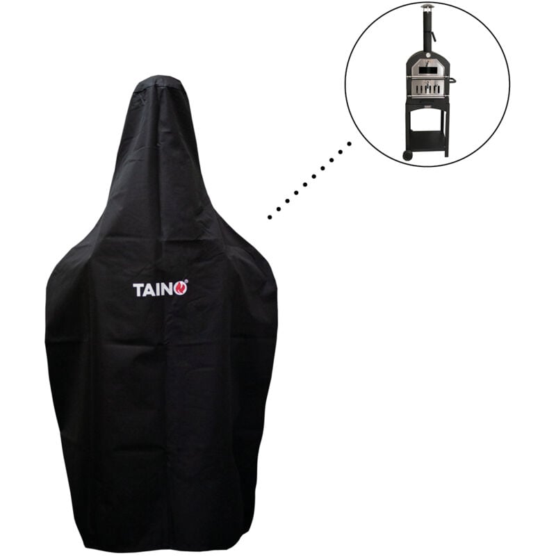 Taino - housse pour four à pizza housse de protection bâche noir