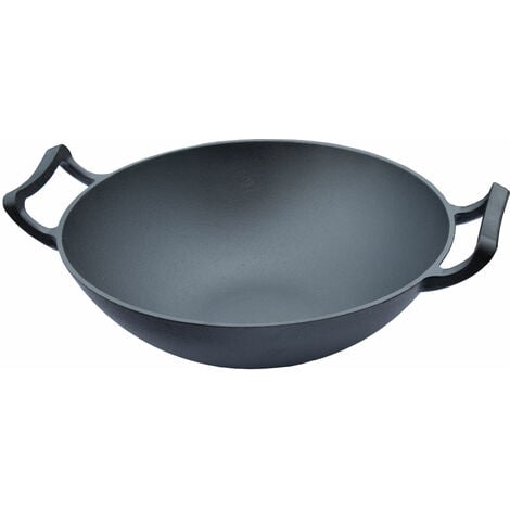 Poêle wok en fonte Ø33,5cm, Je commande !