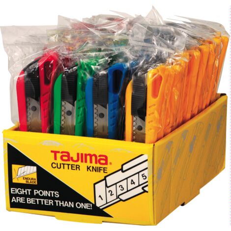TAJIMA Autom.-Cutter 18 mm 3 Klingen, 4-farbig, 40 Stk. im Display