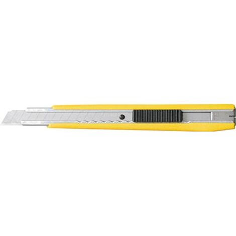 Tajima Automatischer Cutter 9 mm, 3 Klingen, gelb, 1 Stück, ergonomischer Griff