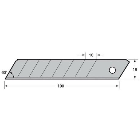 TAJIMA cuchilla p/cutter 18mm (50und) tajima mod.lcb-50 , 0BLISTER