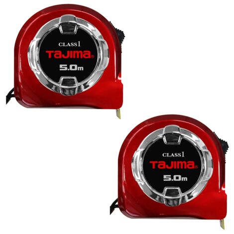 Tajima x2 5m Hi Lock Class 1 Pocket Tape Measure 25mm TAH1550MW
