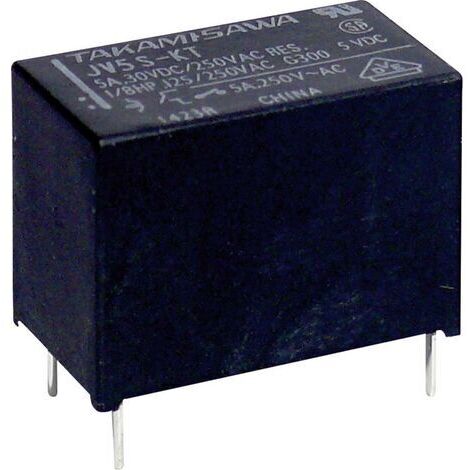 Takamisawa JV-05S-KT Relais pour circuits imprimés 5 V/DC 5 A 1 NO (T) 1 pc(s) S75025