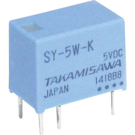 Takamisawa SY-05W-K Printrelais 5 V/DC 1 A 1 Wechsler 1 St.