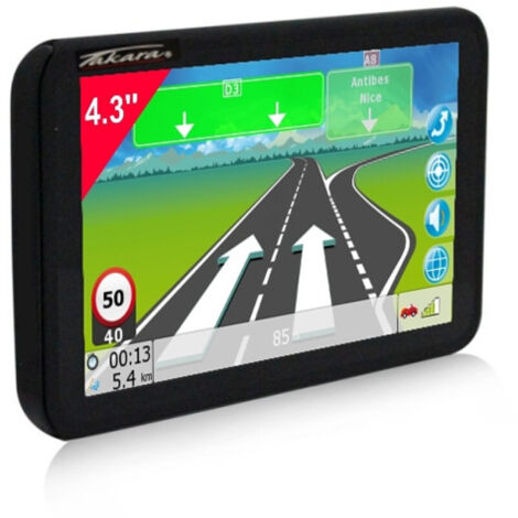 TAKARA GP83CAV. GPS 4.3. 16 pays - Cartes gratuites a vie