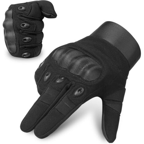 Taktische Motorradhandschuhe mit Hartschalen, atmungsaktive Kampfhandschuhe zum Wandern, Jagen und Klettern