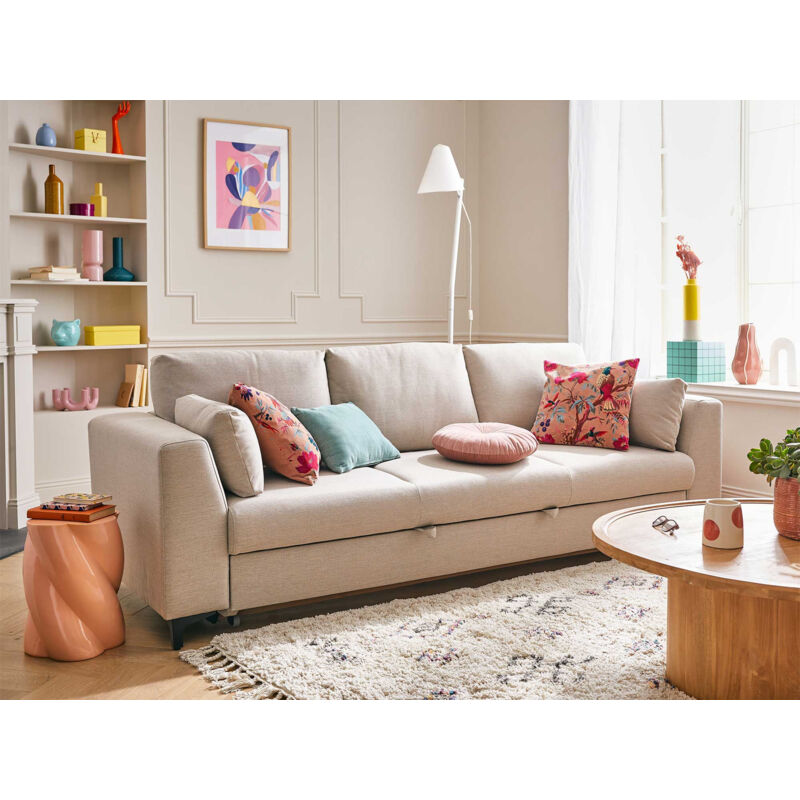 Tala - canapé 3 places - convertible - en tissu