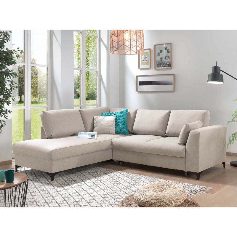 Lisa Design - Tala - canapé d'angle gauche - convertible - 5 places - en tissu