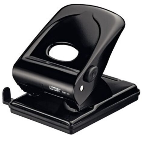 Taladrador rapid fmc40 metalico color negro capacidad 40 hojas