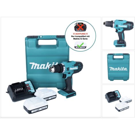 Taladro atornillador 18V Li-Ion 1,5 Ah Huella especial Ø13 MAKITA - DF488DWE