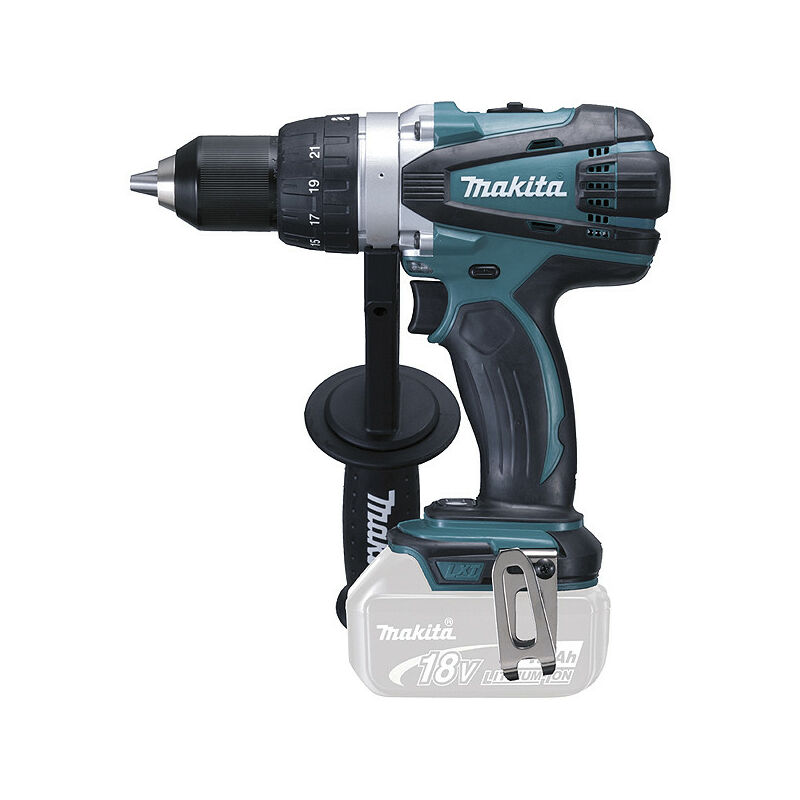 

Makita - Taladro atornillador de 18 V Li-Ion Ø 13 mm sin batería ni cargador - DDF458Z