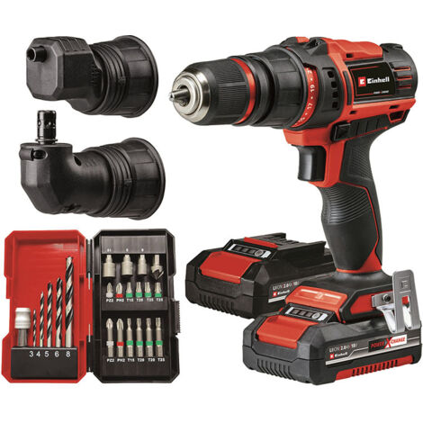 Taladro atornillador a batería einhell - 4514235 2 velocidades
