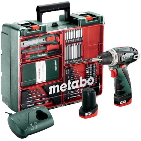 Taladro/atornillador a batería METABO 12V Powermaxx BS Basic Set - 600080880