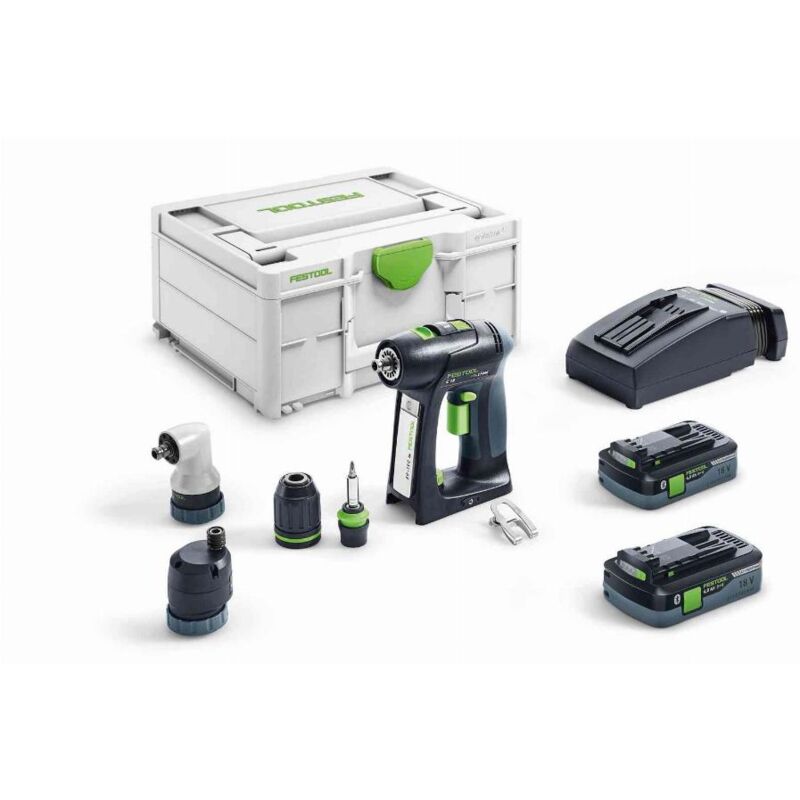 

Festool Taladro atornillador a batería C 18 HPC 4,0 I-Set