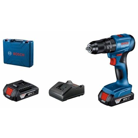 Taladro atornillador de impacto Bosch GSB 185-LI 2x2.0Ah