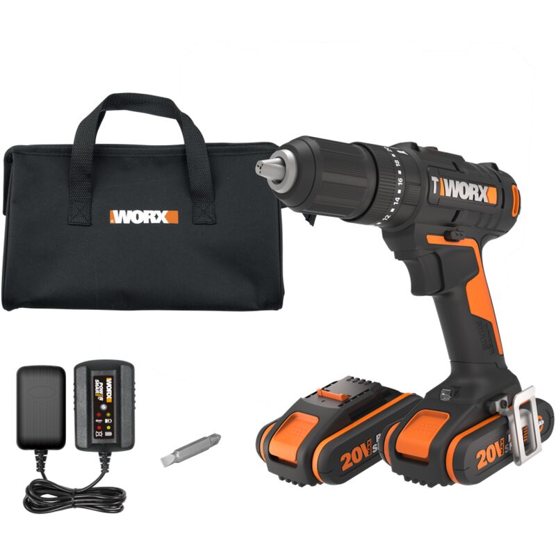 

taladro atornillador de impacto Worx 'WX371.3' 20V