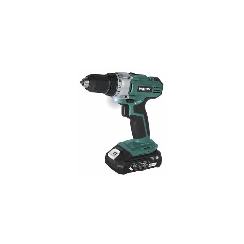 Taladro atornillador Vatton 20v 1 batería 2.0ah