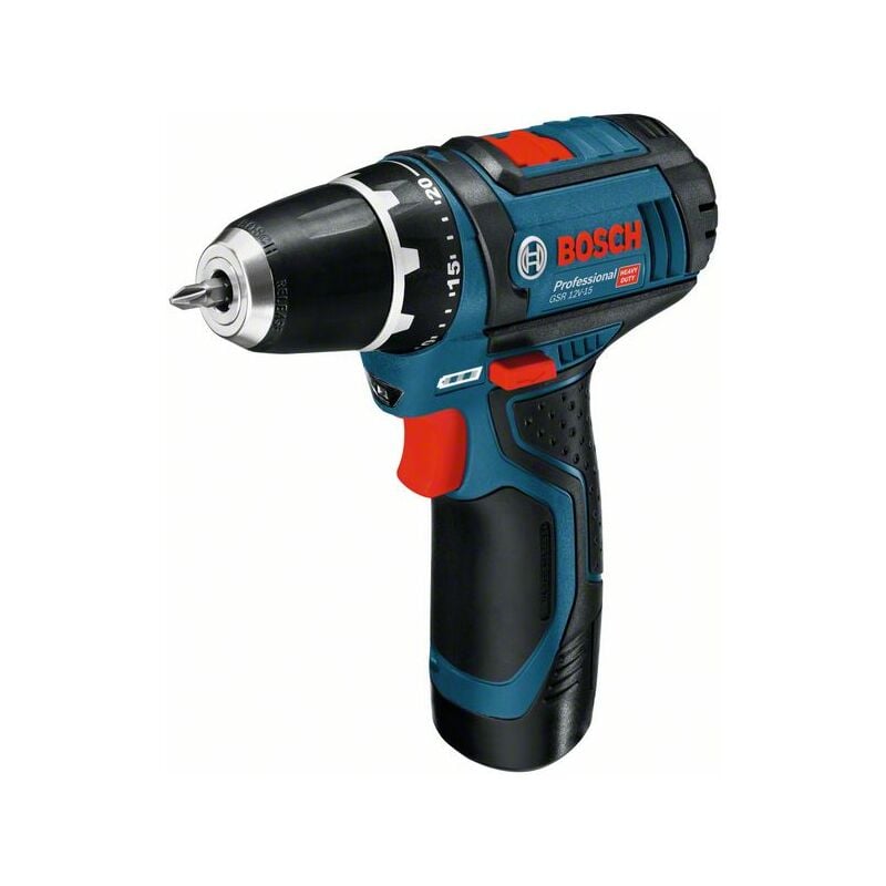 

BOSCH 060186810C Taladro/atornillador a batería GSR 12V-15