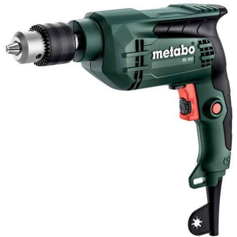 Taladro BE 650 - 650W - Taladrado de acero Ø 13 mm  madera Ø 30 mm - Portabrocas con llave Metabo
