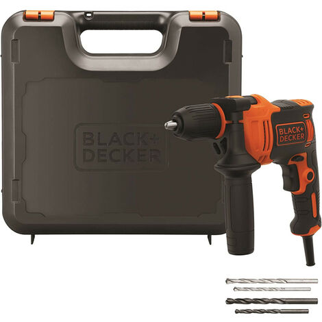 Taladro Percutor BEH710K 710W con maletín Black+Decker