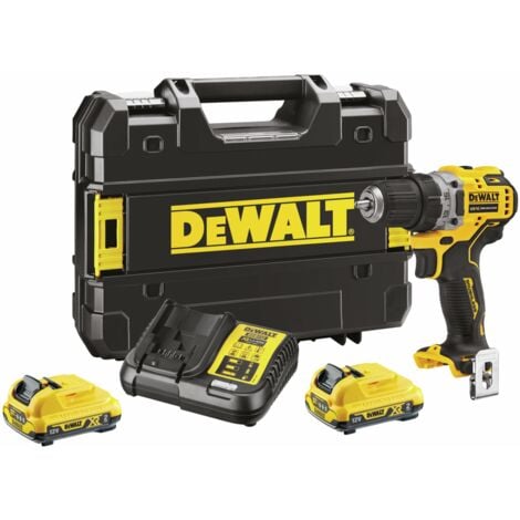 Atornillador de impacto 1/4 DEWALT dcf801d2 12v con 2 batería 2ah