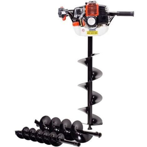 Taladro de gasolina NAC 2,95 HP + 3 taladros 100, 150, 200 mm EAP52-295-T