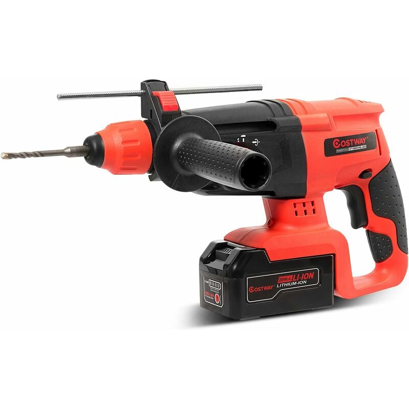 

Taladro de Impacto Martillo Inalámbrico/450W/0-4000 impacto/min/Ø Madera 30 mm, Ø Acero 13 mm, Ø Hormigón 18 mm