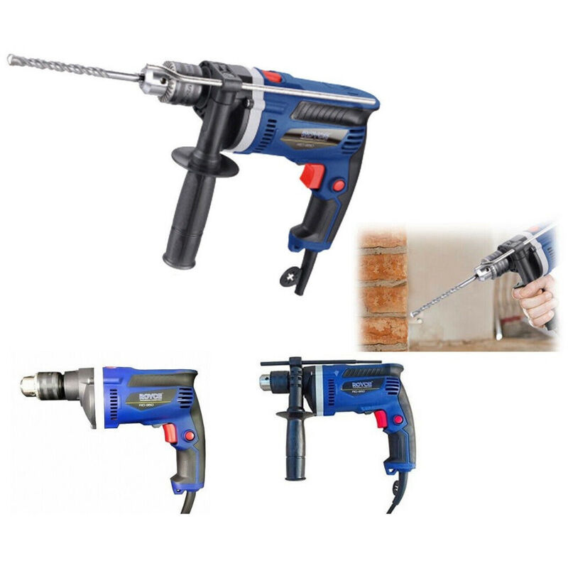 Trade Shop - Trapano Elettrico Avvitatore A Percussione 950w Watt 3000rpm Mandrino 13mm -