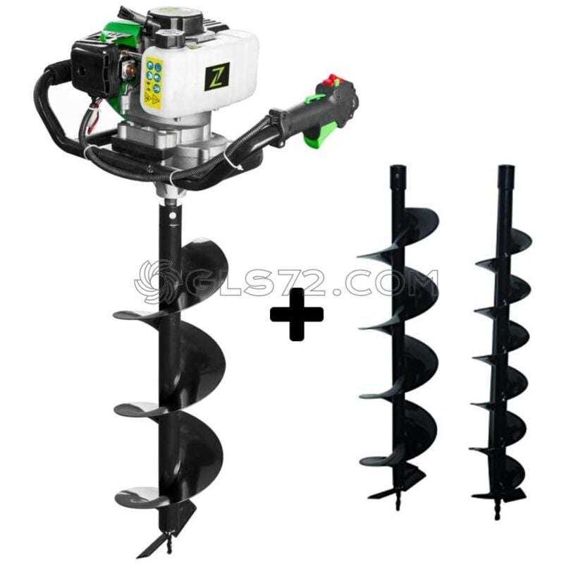 

Barrena Tierra Ahoyador Gasolina 51,7Cc Barrenas 100 150 200 Mm Zipper Zi-Elb70