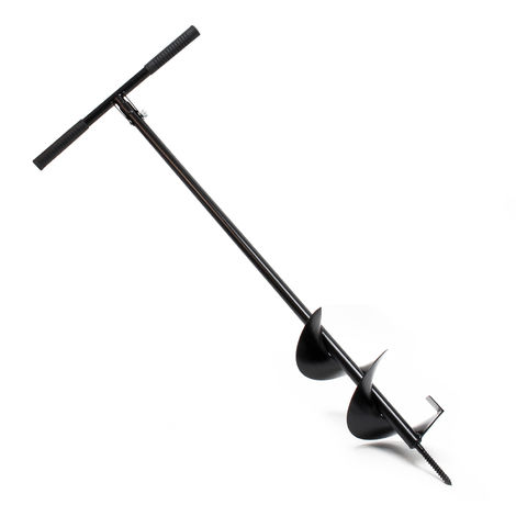 Taladro de tierra manual 118cm Agarre-T Agujeros Ø150mm Ahoyador Plantador Cavahoyos Paisajística