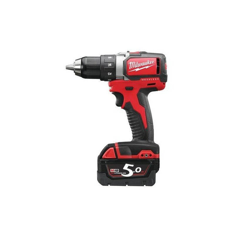

Taladradora destornillador MILWAUKEE M18 BLDD-502C - 2 Baterías 5.0Ah, cargador, Caja - 4933448458