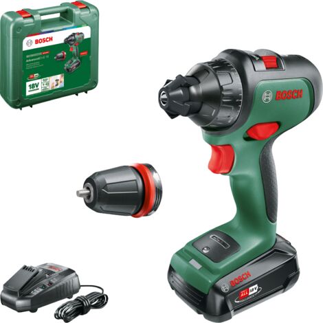 Taladro-destornillador BOSCH AdvancedDrill 18 + 1 cargador de batería 2,5 Ah - 06039B5005