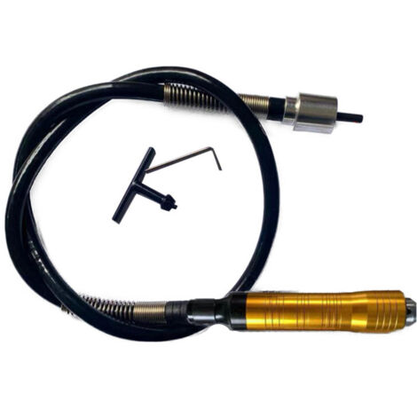 Taladro eléctrico con empuñadura de goma de 6,5 mm, bolígrafo de grabado universal, lijadora de banda, amoladora eléctrica, cable de extensión, eje flexible