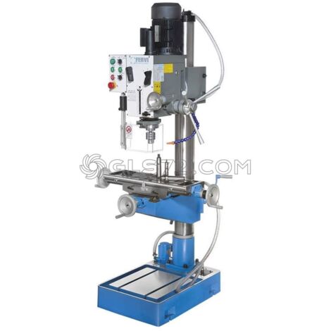 TALADRO FRESADOR DE COLUMNA POR ENGRANAJES 400V FERVI T047/400VDA
