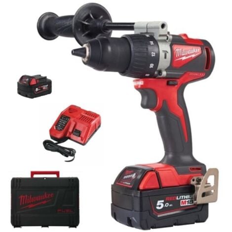 Milwaukee M18 BLPD2-0X Taladro percutor sin escobillas 18 V 82 Nm (4933464516) + HD Box Set