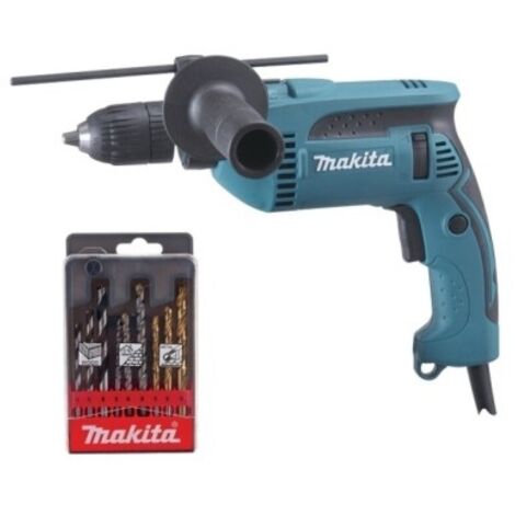 Taladro perc. 680w 13 mm hp1641k1x rev. mal makita