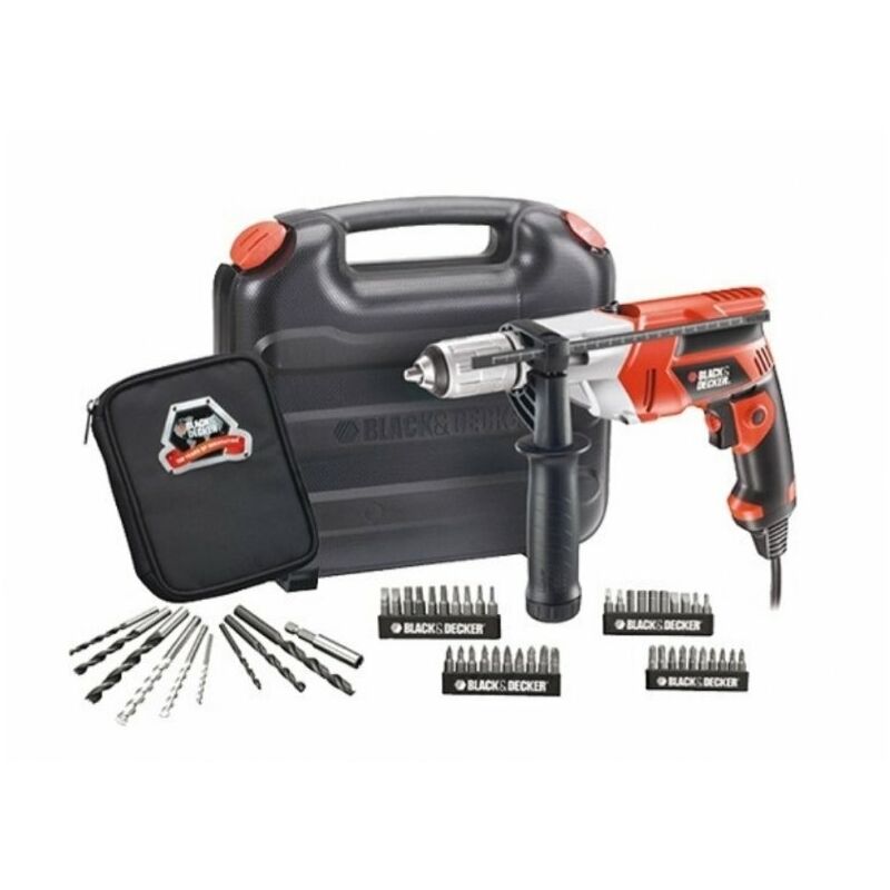 

Black&decker - TALADRO PERCUTOR 710W MALETIN SET ACCES