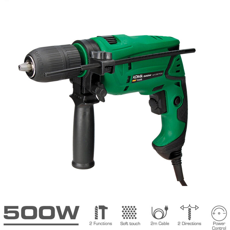 

08700 TALADRO PERCUTOR - 500W - EDM - Koma Tools