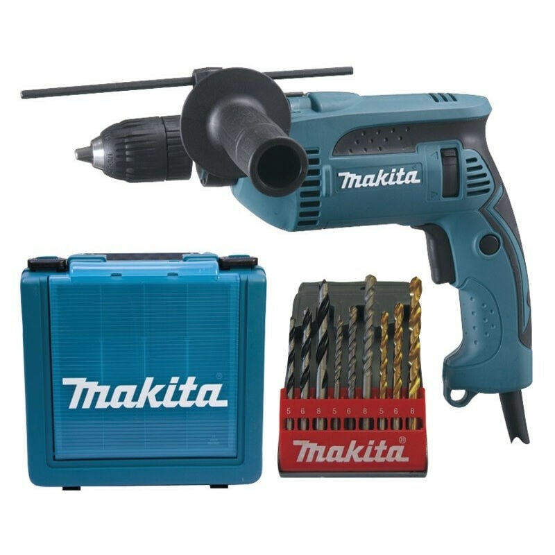 

Makita Hp1641K1X Taladro Percutor 680W 13Mm Auto