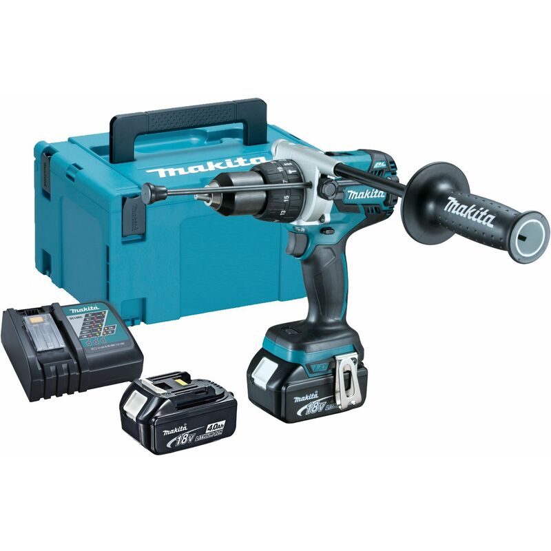 

Makita DHP481RMJ 18V Litio-Ion Juego Atornillador de impacto (2x baterías de 4.0 amperios) en Makpac - sin escobillas