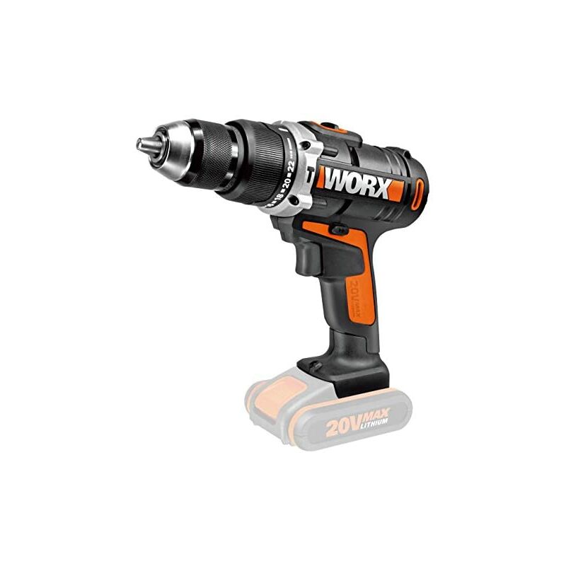 

Taladro Percutor 20V S/bat WORX WX372.9